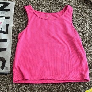 Hot pink tank top